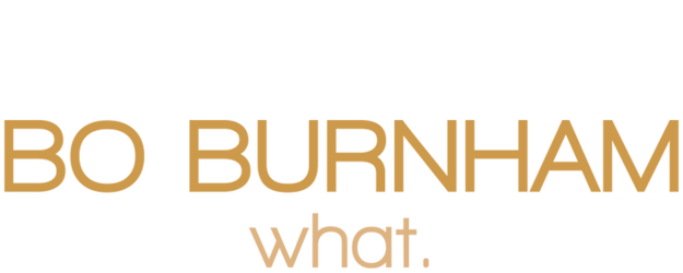 Bo Burnham: what. logo
