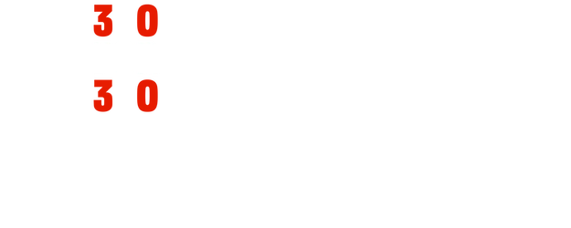 30 for 30 logo