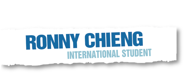 Ronny Chieng International Student logo
