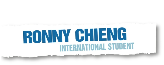 Ronny Chieng International Student logo