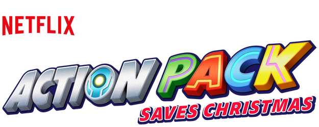 The Action Pack Saves Christmas logo