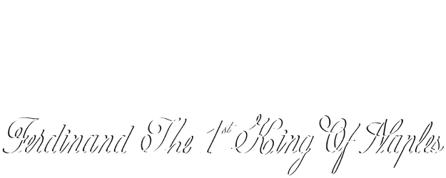 Ferdinand The 1St King Of Naples logo