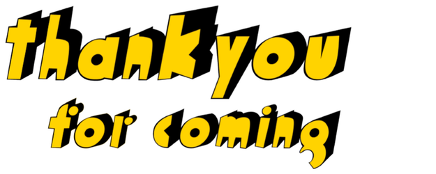 Thank You for Coming logo