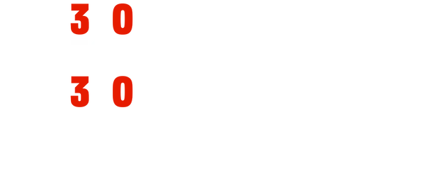 30 for 30 logo