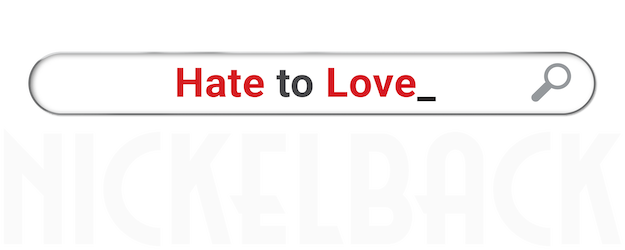 Hate to Love: Nickelback logo