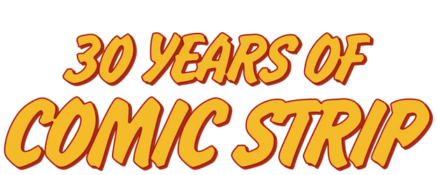 30 Years of Comic Strip logo