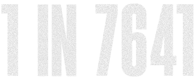 1 in 7641 logo