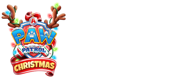 A Paw Patrol Christmas logo